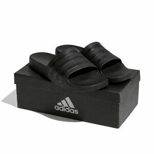 Adidas Men's Black Slide Sandals